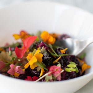 Fleurs comestibles de saison